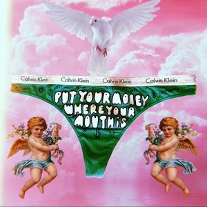 Hand Painted Calvin Klein Panties